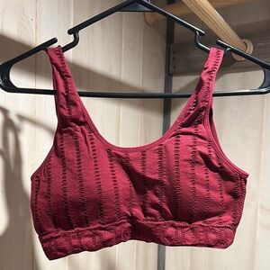 Women's Red Lace Bralette